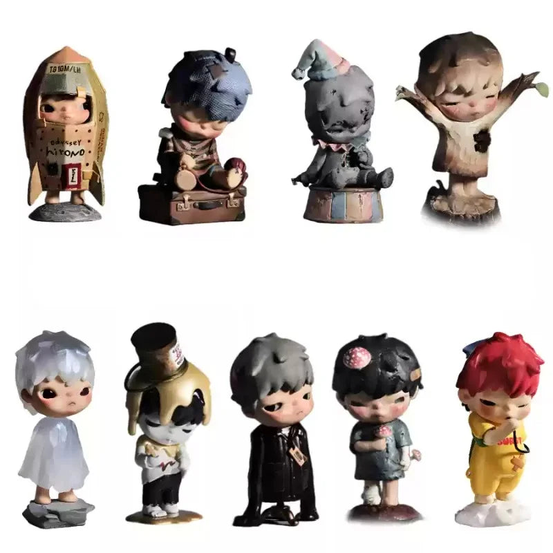 Original Blind Box Hirono The Fifth Generation Reshape Serie Trendy Figurines Home Desktop Decor Dolls Collection Model Toy Gift