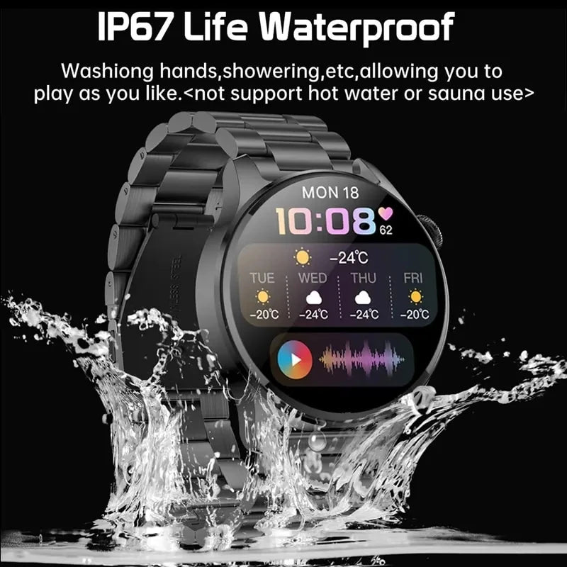 2024 New SmartWatch for Men Women Watches Amoled Bluetooth Call Sport IP67 Waterproof Heart Rate Sleep Smart Watch Pk Gt3 Pro