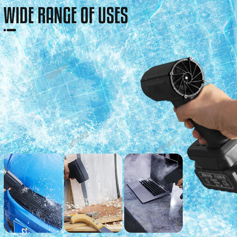 130000 Rotary Air Gun Turbo Jet Fan Electric POWERFUL BLOWERS Handheld Violent Fan Car Wash Snow Removal Air Dryer