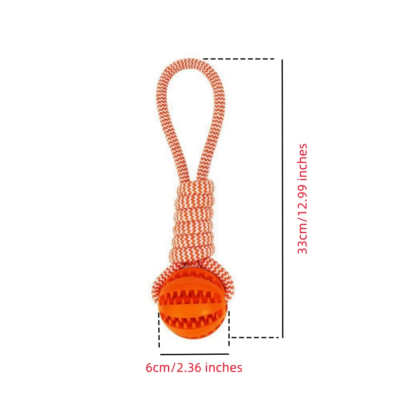 Pet Treat Balls with Rope Interactive Dog Rubber Leaking Balls Toy for Small Large Dogs Chewing Bite Resistant Toys Pet Supplies