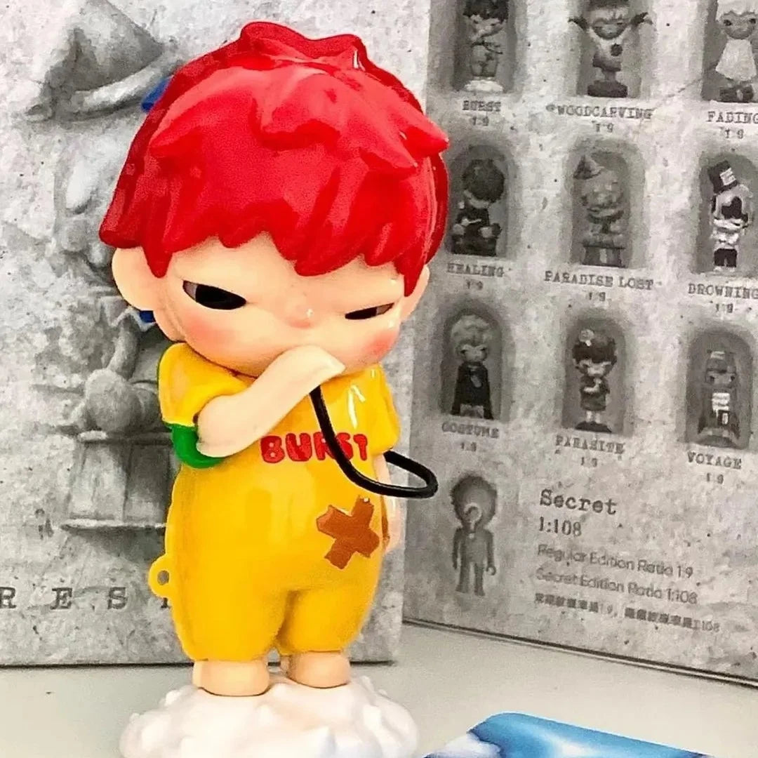 Original Blind Box Hirono The Fifth Generation Reshape Serie Trendy Figurines Home Desktop Decor Dolls Collection Model Toy Gift