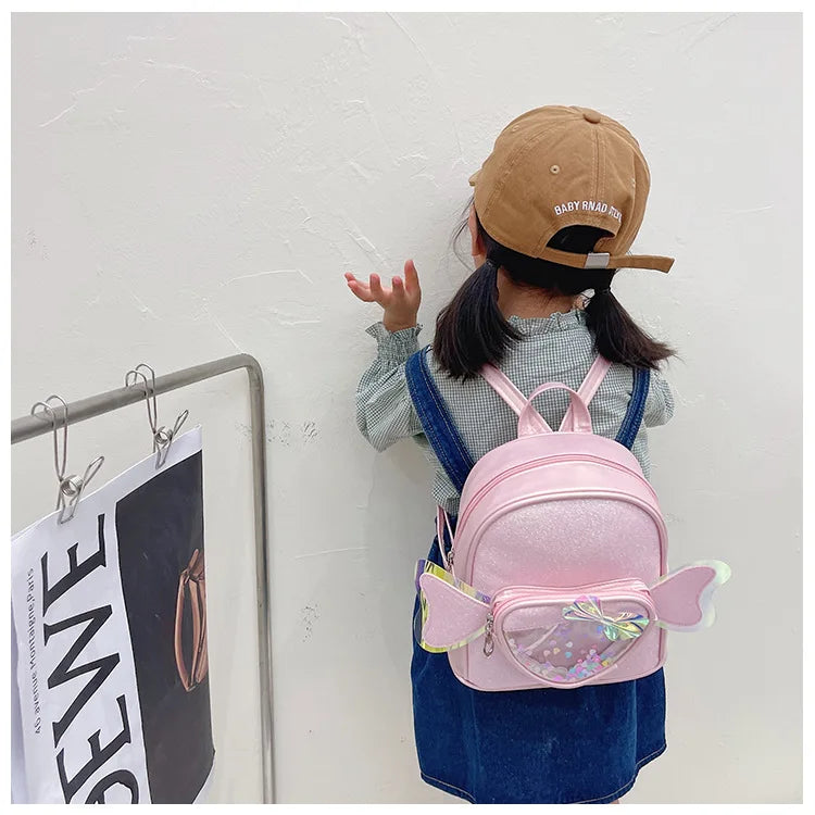 Children's PU Cartoon Bag Personalized Name Lightweight Baby Kindergarten Schoolbag Custom Text Children‘s Day Gift Bags