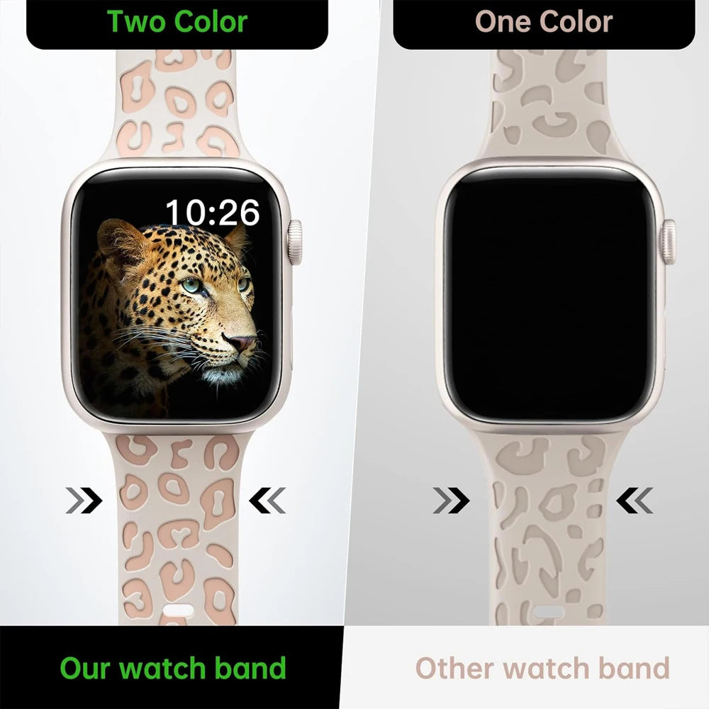 Engraved Strap For Apple Watch Band 45mm 44mm 42mm 41mm 40mm 49mm 44 mm Silicone Correa Bracelet Series 8 9 7 SE 6 5 4 3 Ultra 2