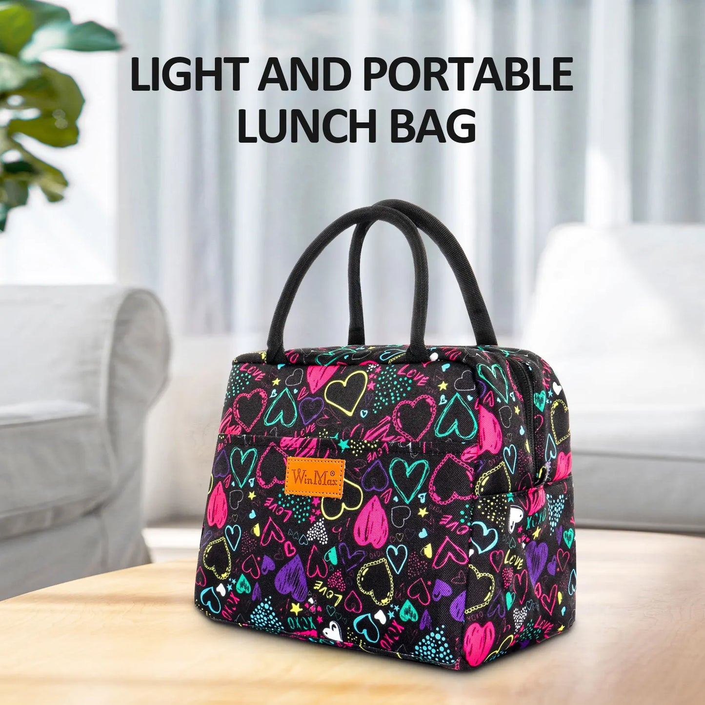 Lunch Box Thermal Bag Portable Waterproof Durable Wide Opening Suitable for Women's Work or Family Picnics