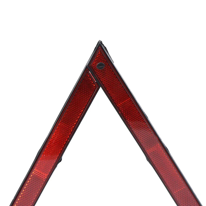 Car Tripod Folded Stop Sign Reflector Car Emergency Breakdown Warning Tool Triangle Red Reflective Safety Hazard Car Accessories