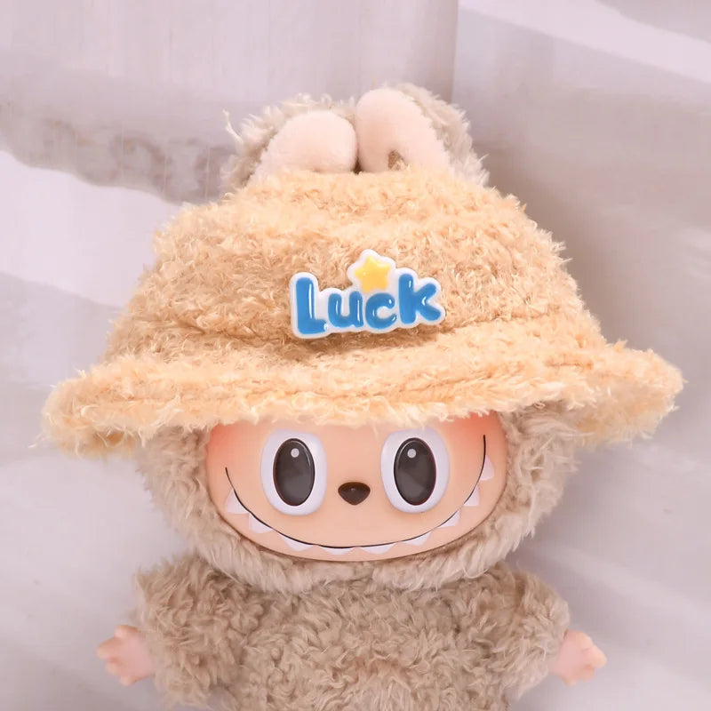 17cm Cute Mini Plush Doll'S Clothes Outfit Accessories For Korea Kpop Exo Labubu Idol Dolls Overalls Hat Clothing DIY Kids Gift