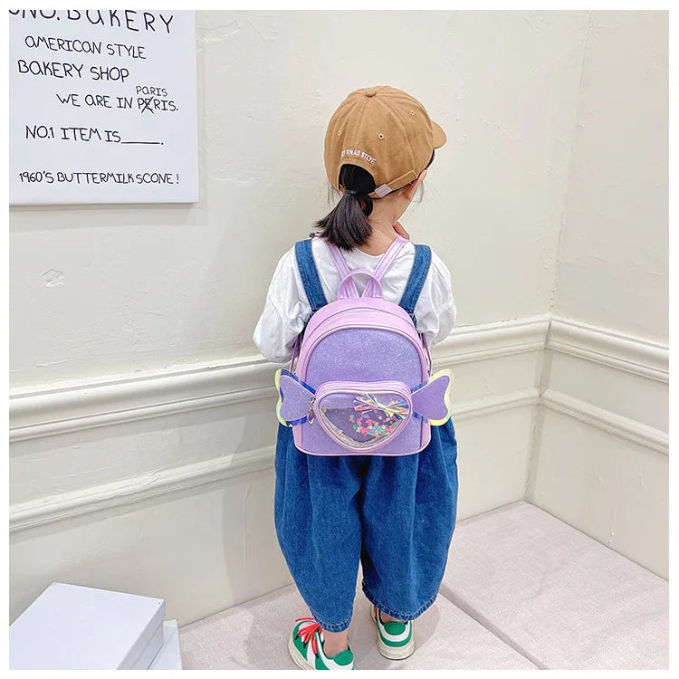 Children's PU Cartoon Bag Personalized Name Lightweight Baby Kindergarten Schoolbag Custom Text Children‘s Day Gift Bags