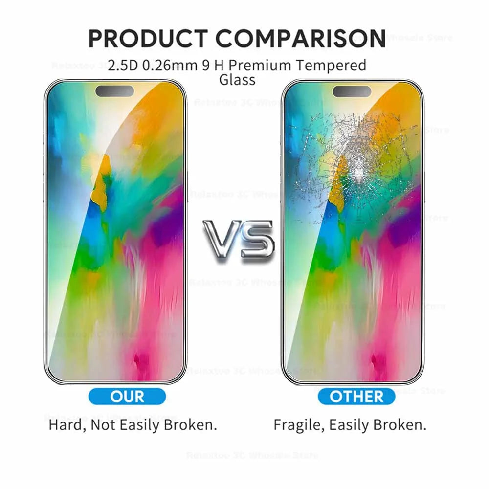 iPhone16Pro Tempered Glass Case For Apple iPhone 16 Pro Max Protective Glass Ifone Ihone 16Pro Max 16 Plus Screen Protector Film