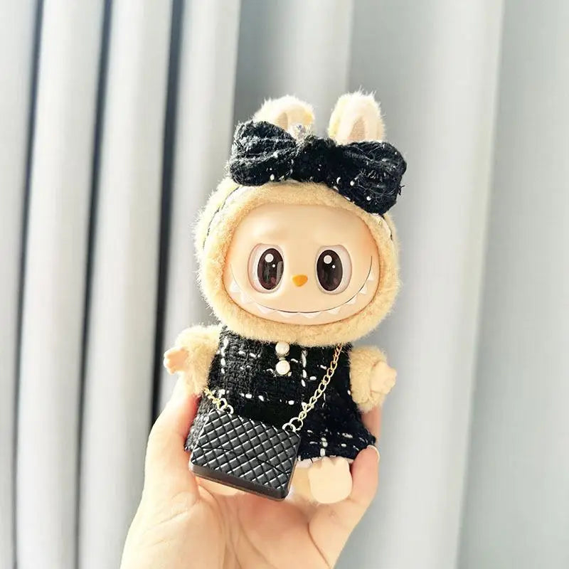 17cm Mini Plush Doll'S Clothes Outfit Accessories For Korea Kpop Exo Labubu Idol suit Clothing Gift