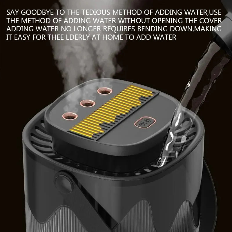 3L Air Humidifier Portable Small Aroma Diffuser 3 Spray Ports Large Capacity usb umidificador Home Essential Oil Cool Mist Maker