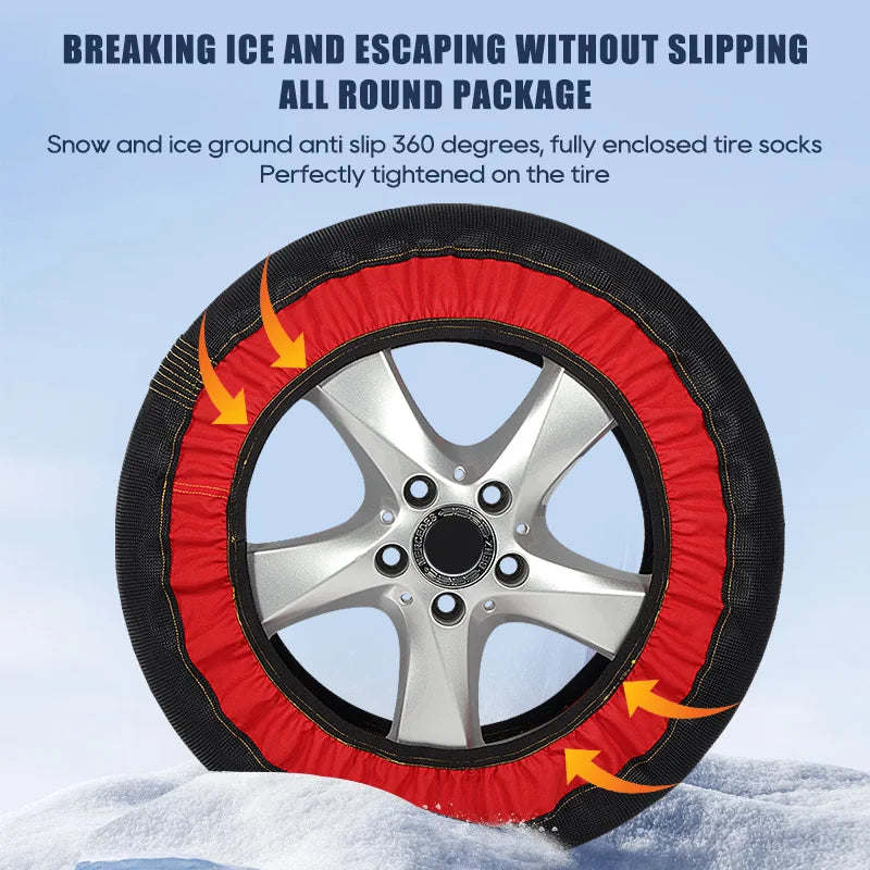 Anti-skid Chains Car Wheel Emergency Tire Chain Snow Socks Winter Car Accessories for Mercedes Benz AMG For BMW For Volkswagen