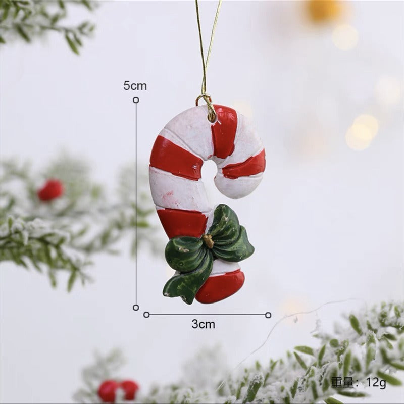 2022 Christmas Tree Decorations Christmas Resin Pendant Ornaments Home Decor DIY Kids Toys Gifts DIY Handmade Jewelry