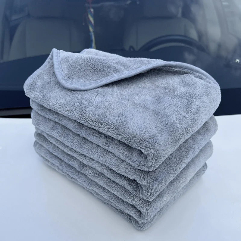 SEAMETAL Microfiber Car Towel Super Absorbency Car Cleaning Care Cloth Auto Towel One-Time Fast Drying for Car Wash Accessories