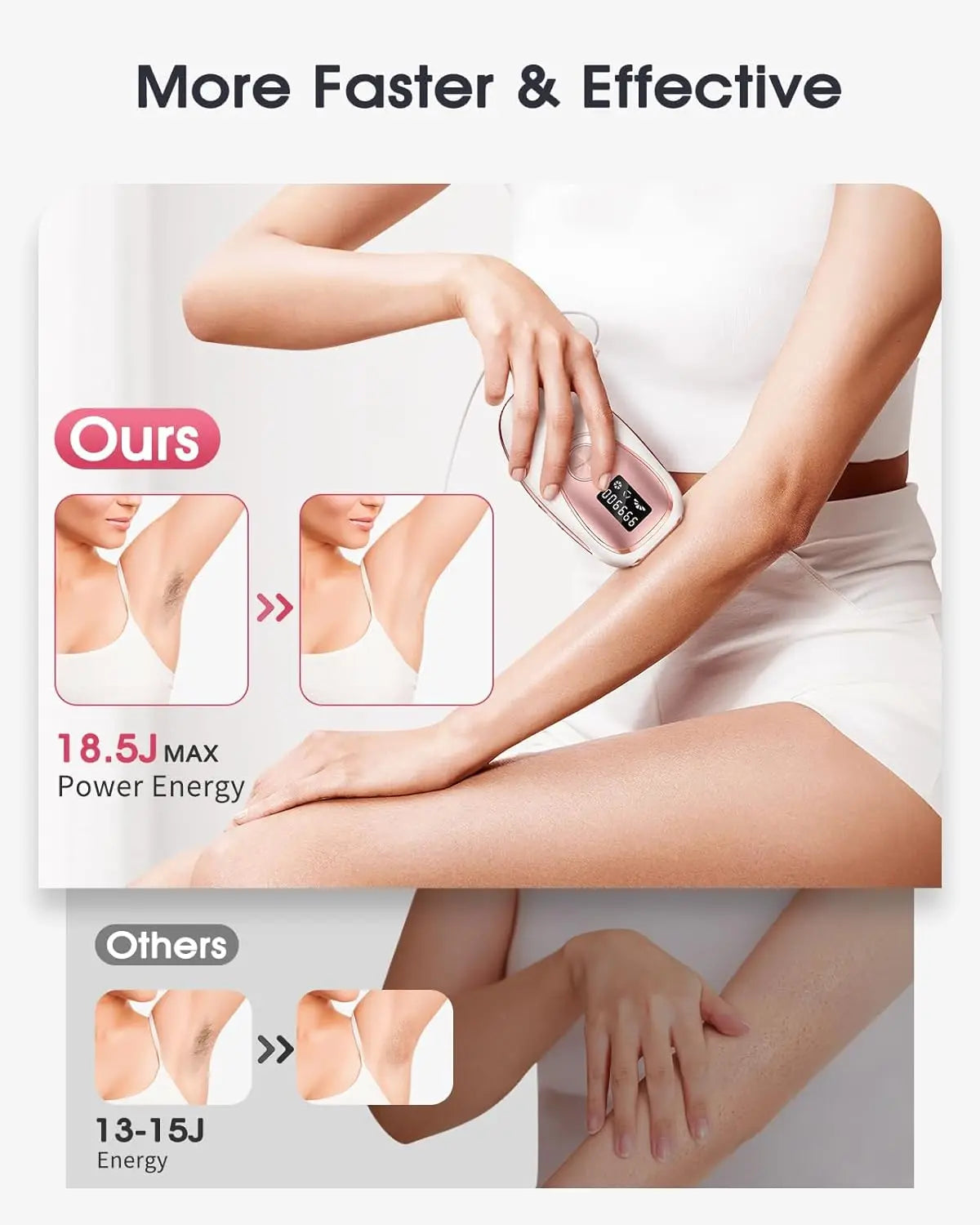 IPL Hair Removal 999900 Flashes Ice Colding Painless Epilator Depilator Full Body Hair Remover For Men Women Home Use