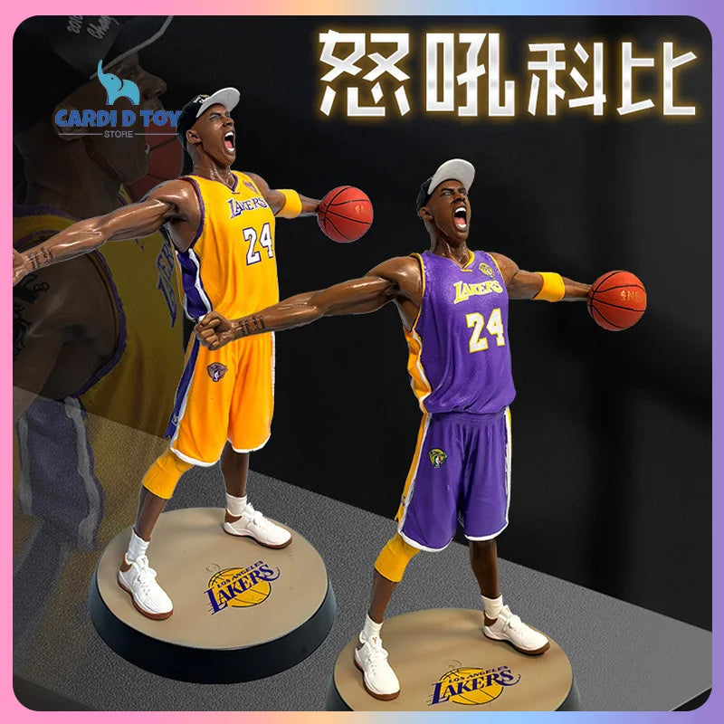 Hot NBA Basketball Star Kobe Bryant Figure Model Black Mamba Roars Kobe Model Movable Doll Decoration For Children Surprise Gift