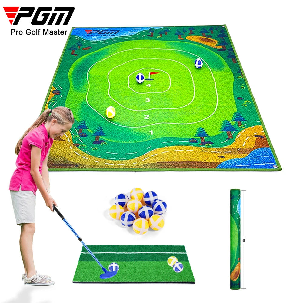 PGM DJD040  Indoor Mini Golf Suspended Dartboard Practice Outdoor Training Aid Trainer Golf Hitting Mat