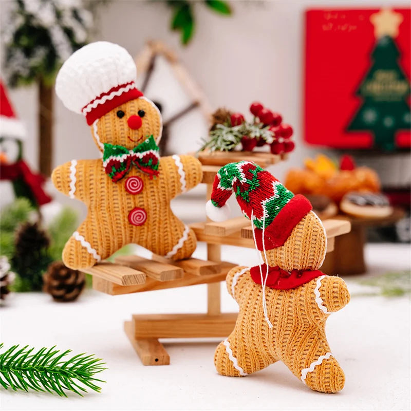 Christmas Decoration Gingerbread Man Doll Pendant Christmas Tree Pendant