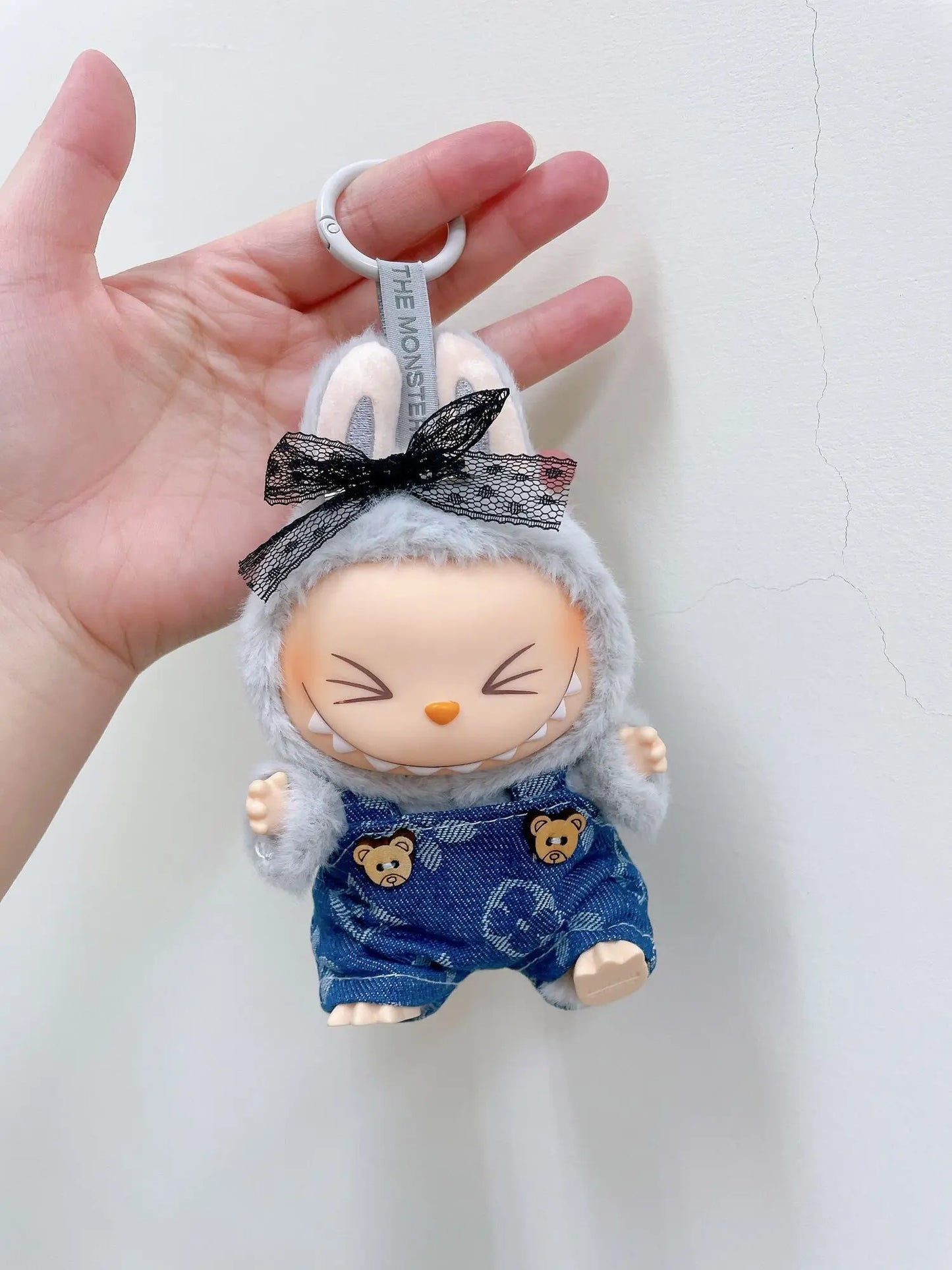 17cm Labubu Doll Clothes Advanced design Heartbeat Macaron labubu clothes designer labubu senior fashion brand clothing cute