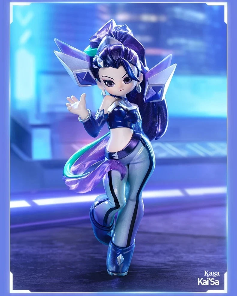 LOL League Of Legend Game Blind Box Toy K/DA All Out Girl Group Series mystery box Model Figurine Game Decoration Christmas Gift