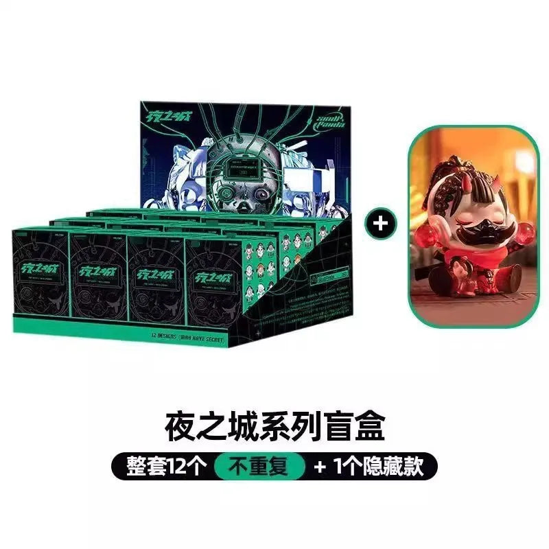 Skullpanda SP Night City series mysterious box toys, original anime models, cute characters, blind boxes, children's gifts