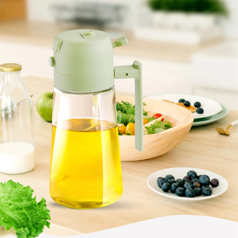 16oz 470ml Olive Oil Dispenser Bottle for Kitchen Oil Sprayer Jar for BBQ Cooking Kitchen Salad Barbecue Seasoning Tools