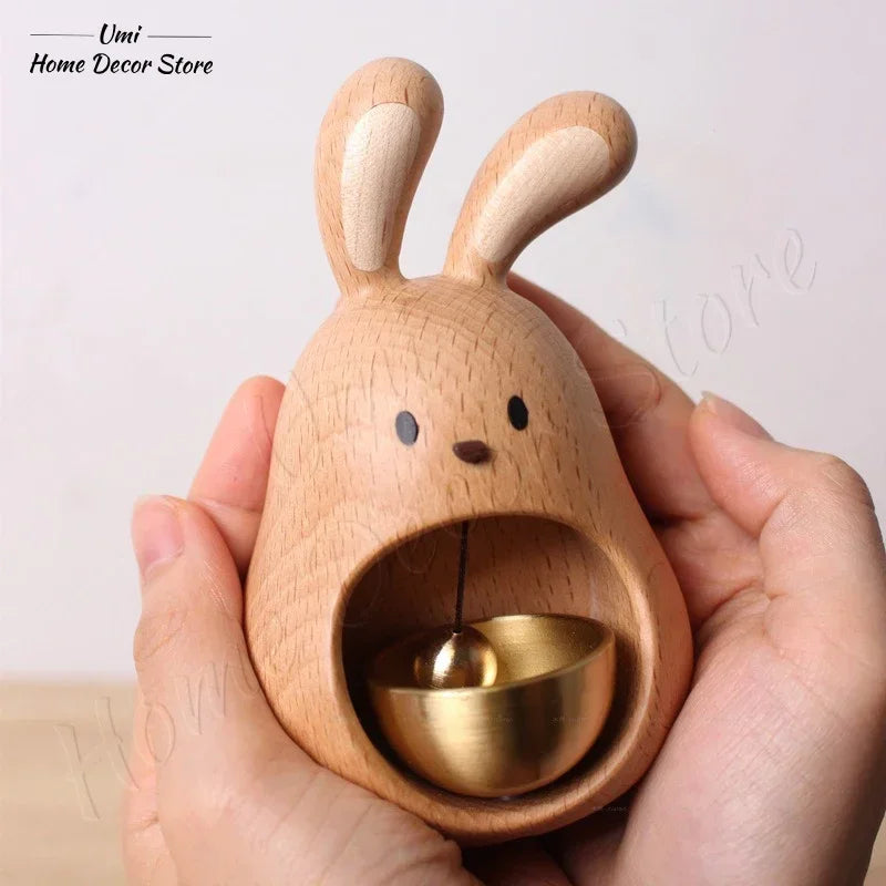 Wind Chime Decorative Healing Series Rabbit Decoration Pendant Doorbell Housewarming Gift Bells Clang Nordic  Room Decoration