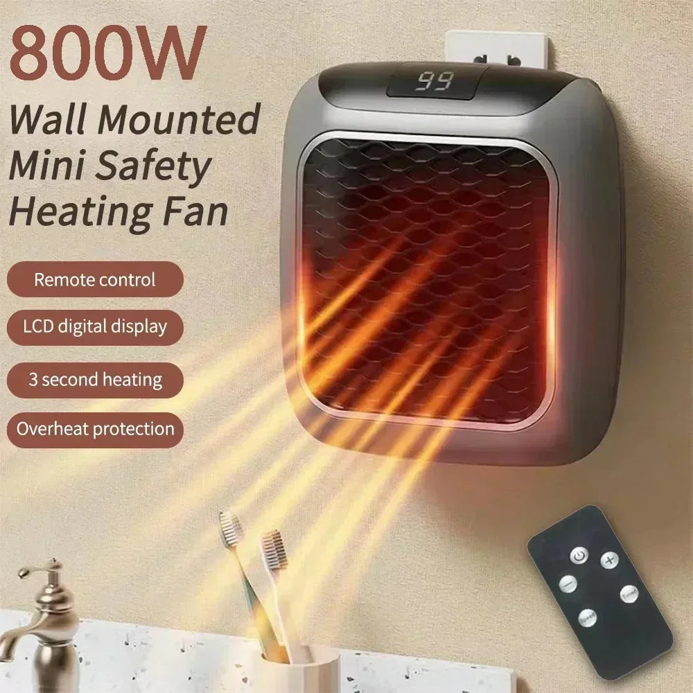 Portable Electric Heater EU Small Solar Energy Saving Fast Heating Bedroom Heater Home Use Warming Device Compact Size