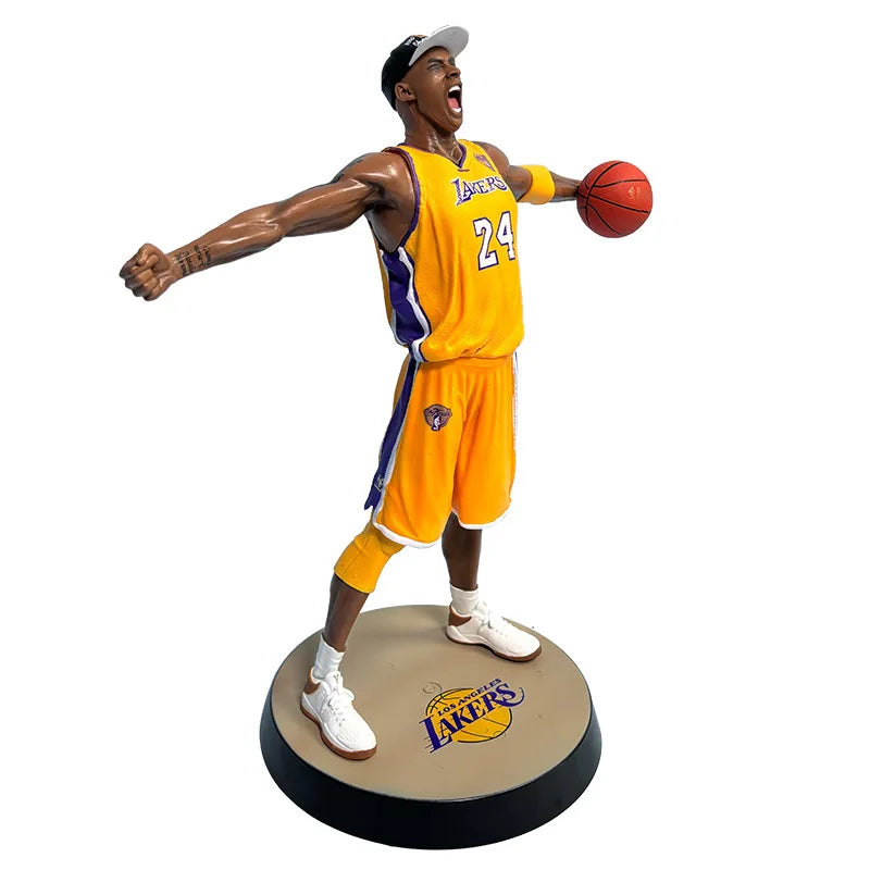 Hot NBA Basketball Star Kobe Bryant Figure Model Black Mamba Roars Kobe Model Movable Doll Decoration For Children Surprise Gift