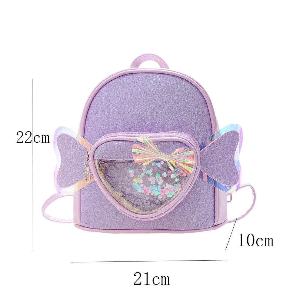 Children's PU Cartoon Bag Personalized Name Lightweight Baby Kindergarten Schoolbag Custom Text Children‘s Day Gift Bags