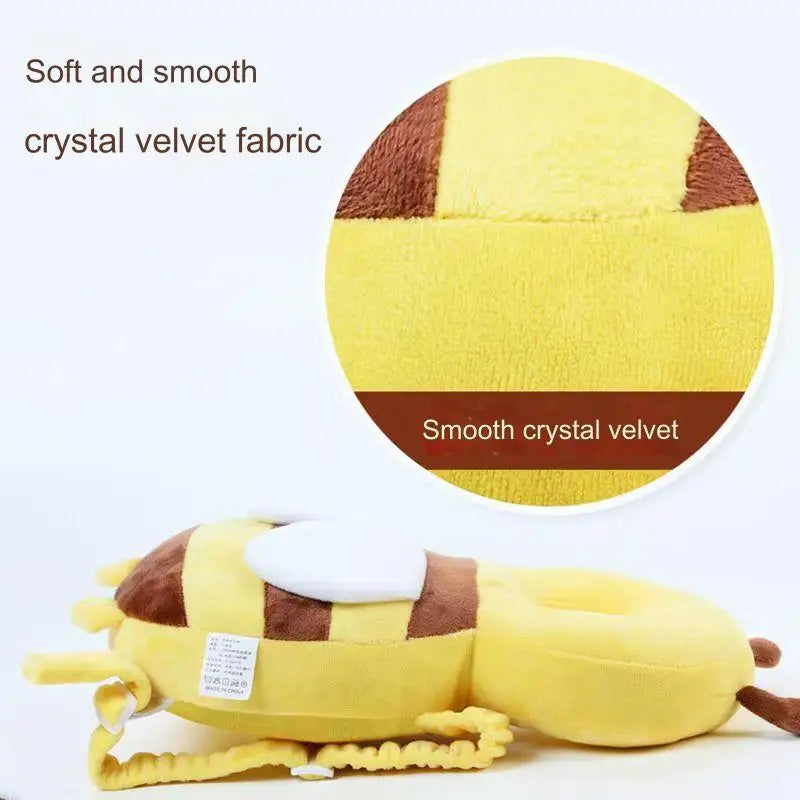 Head Back Protector Baby Protect Pillow Learn Walk Headgear Prevent Injured Safety Pad prevention Fall Cartoon Bee Kids Pillows