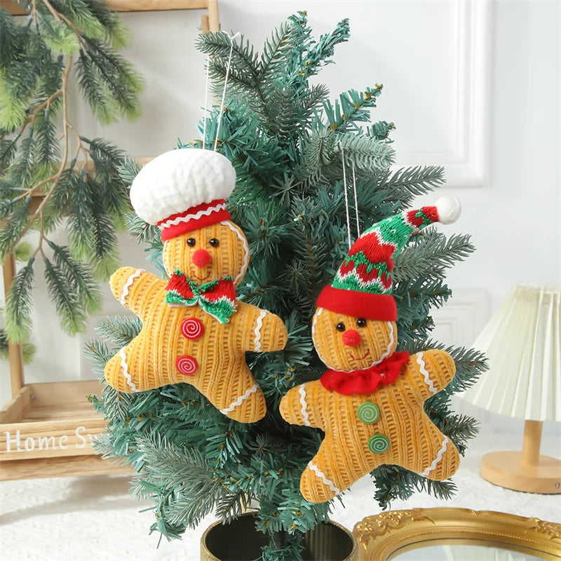 Christmas Decoration Gingerbread Man Doll Pendant Christmas Tree Pendant