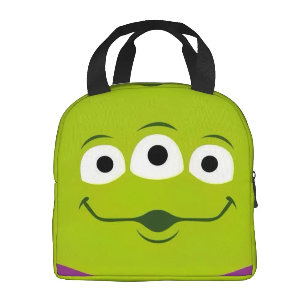 Custom Toy Story Buzz Ranger Suit Insulated Lunch Bag Reusable Thermal Cooler Bento Box For Women Food Container Tote Bags