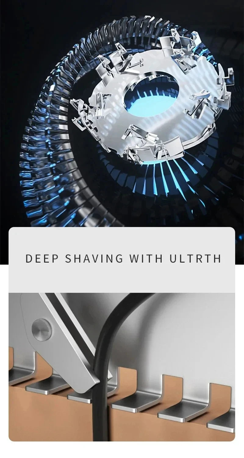 Xiaomi Electric Shaver Multi-function Dry and Wet Dual-use Rechargeable Adjustable Rotating Electric Trimmer Hair Trimmer New