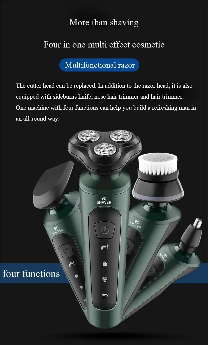 Xiaomi Electric Shaver Multi-function Dry and Wet Dual-use Rechargeable Adjustable Rotating Electric Trimmer Hair Trimmer New