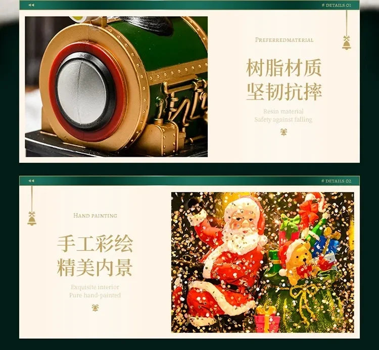 Christmas Gift Santa Tree Small Night Lamp Storm Lantern Decoration Decoration Creative Gift Set Bag