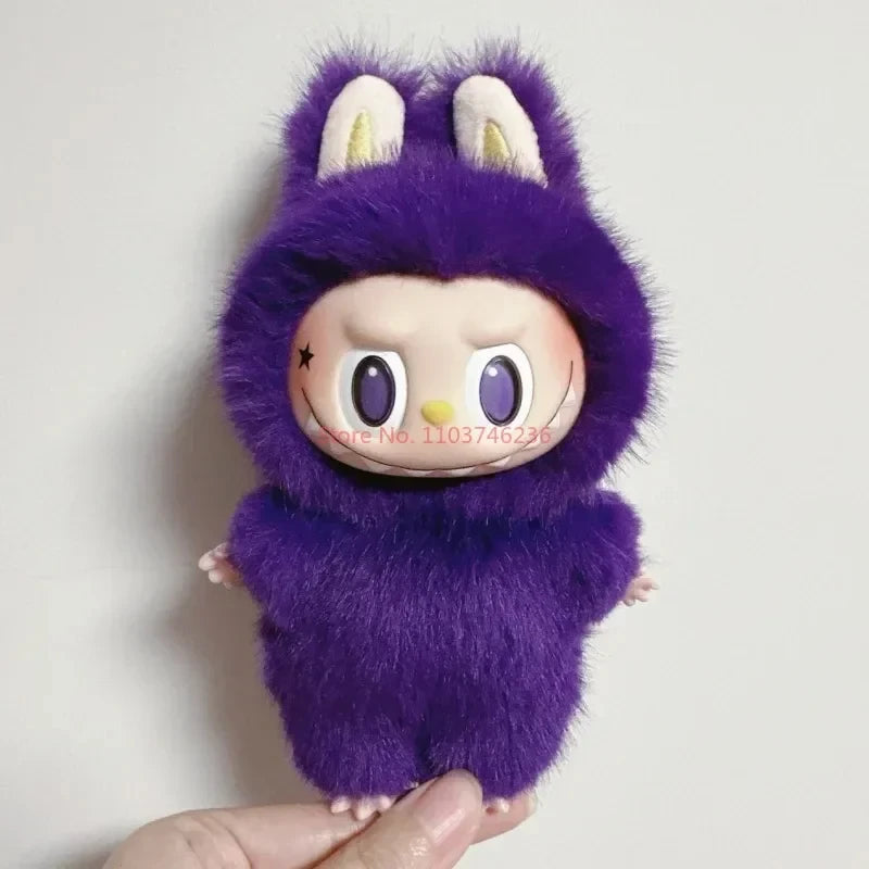 Labubu The Monsters Collection Pendant Series Spring Wild Home Cute Mokoko Pumpkin Purple Labubu Replica Christmas Birthday Gift