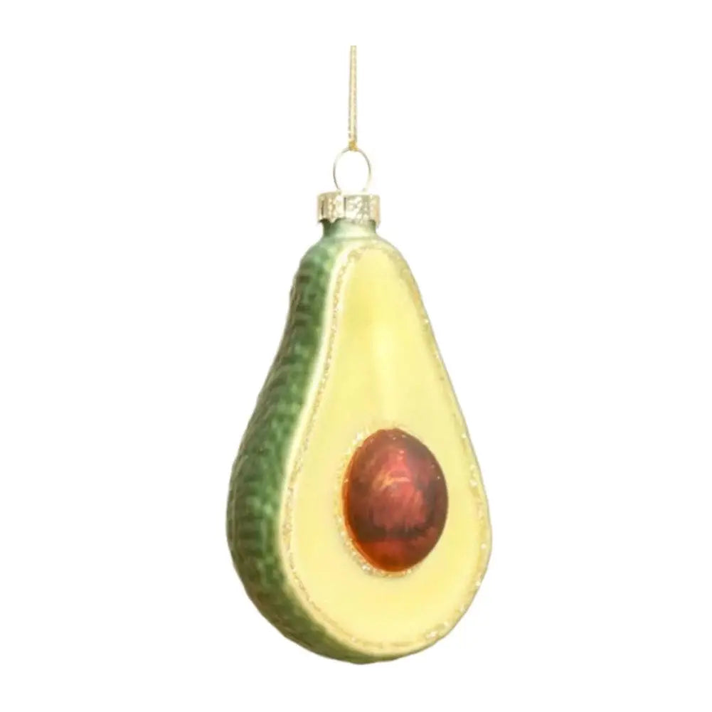 Christmas Tree Decorations Avocado Fruit Pineapple Cupcake Donut Ice Cream Xmas Tree Hanging Pendant New Year Ornament