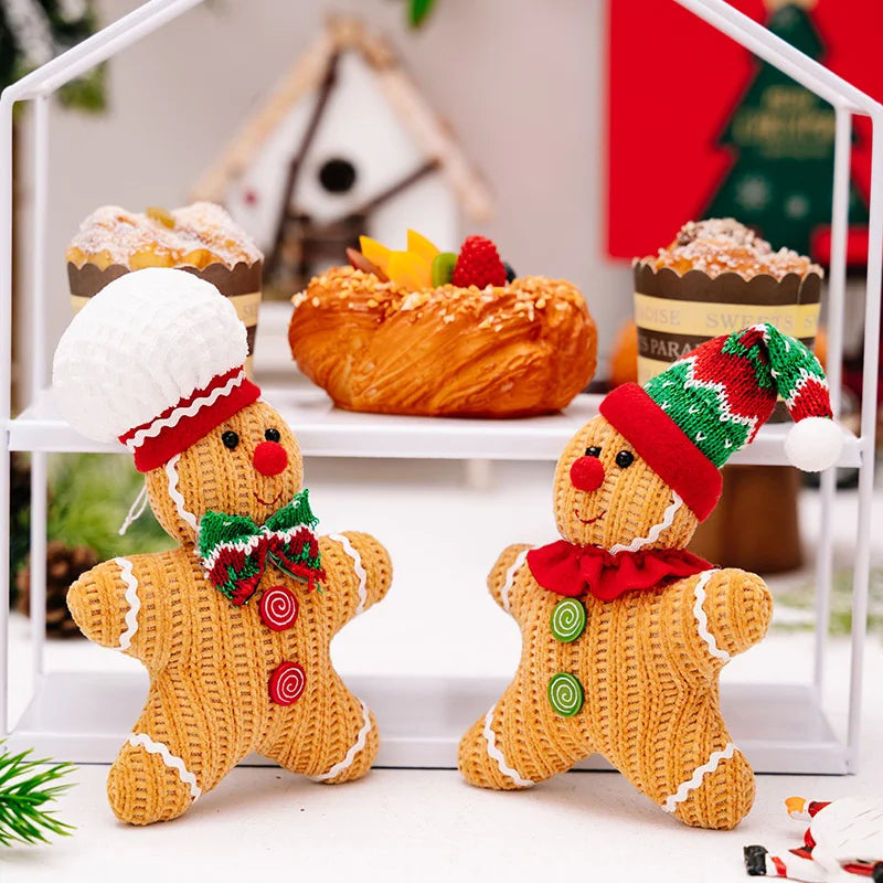 Christmas Decoration Gingerbread Man Doll Pendant Christmas Tree Pendant