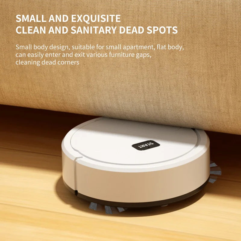 2024 Automatic Portable Mini Home Floor Robotic Vacuum Cleaner Wet Dry Three-In-One Sweeping Machine for Home 2024 Automatic Por