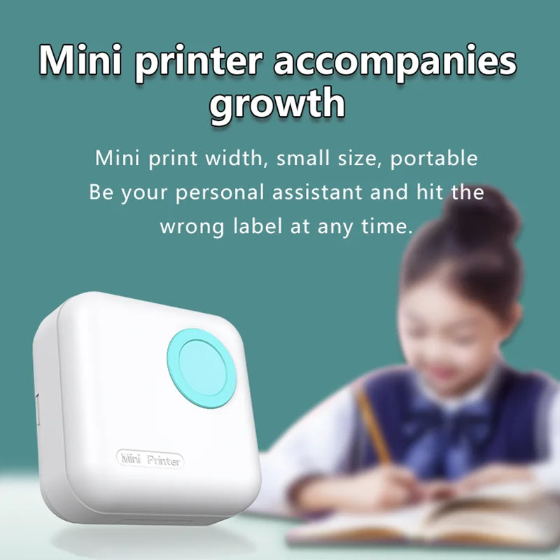 M2 Portable Mini Bluetooth WiFi New Thermal Printer Mobile Phone Photo Title Note Hot Print Pocket Student Error Label Printer