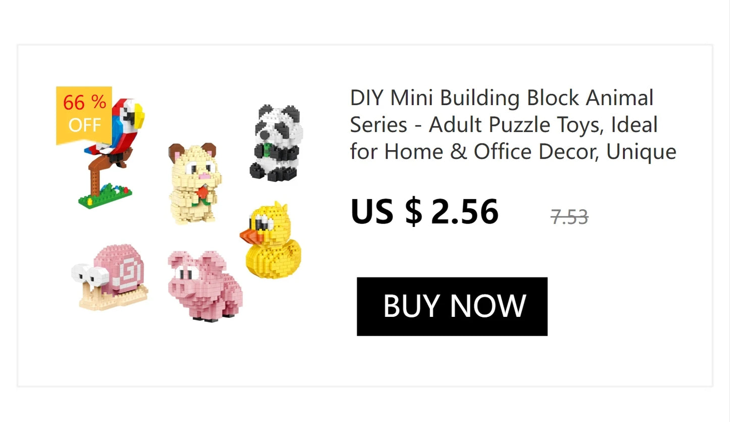 Adorable Panda-Shaped Building Blocks Toy Set: Desirable Desktop Decor, Perfect Gift, Panda Lover's Delight, Children's Joy