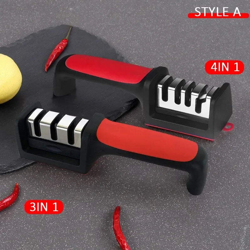 1pc Multifunctional Sharpening Stone Knife Sharpener Kitchen Knife Open Edge Special Fast Sharpening Professional Scissors