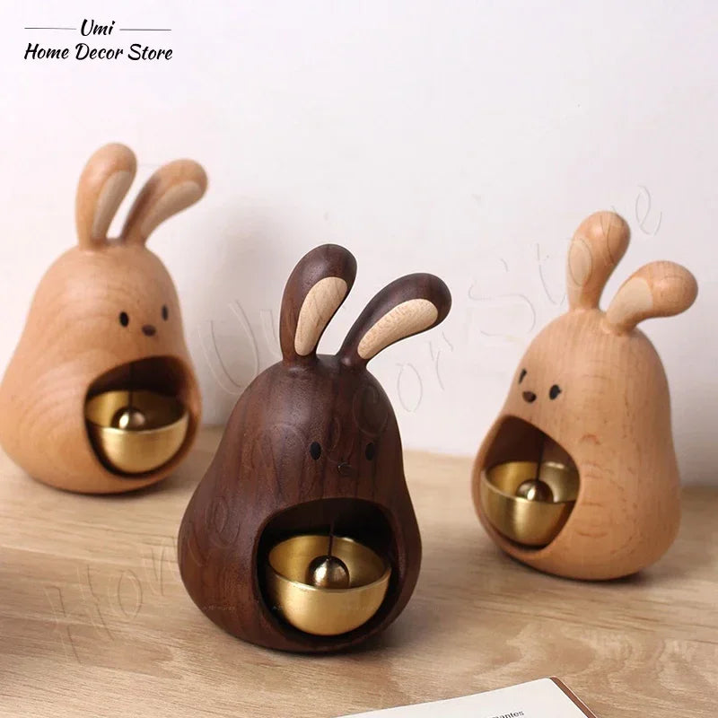 Wind Chime Decorative Healing Series Rabbit Decoration Pendant Doorbell Housewarming Gift Bells Clang Nordic  Room Decoration