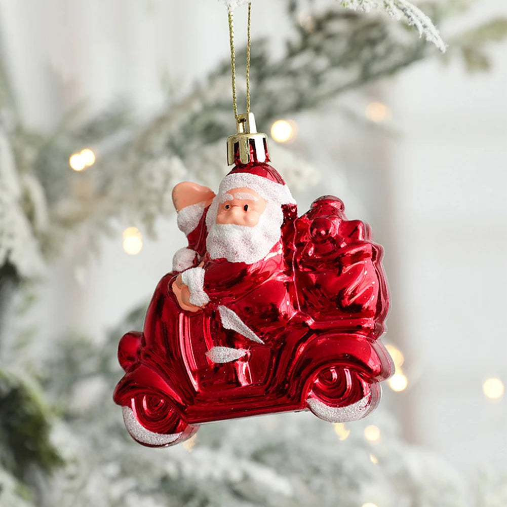 2pcs Snowman Christmas Balls Ornaments Xmas Tree Hanging Bauble Pendant Christmas Decorations For Home New Year Party Navidad