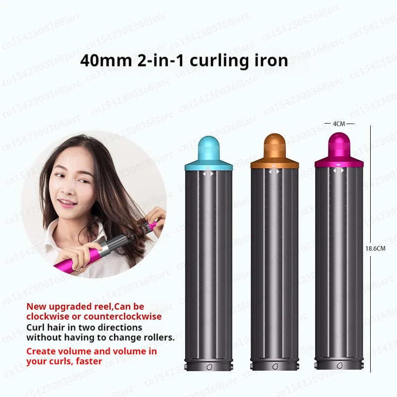 40 MM Curling Styler Attachment For Dyson Supersonic Hair Dryer Automatic Curling Barrels For Airwrap 40MM Curl Hair Styler Tool