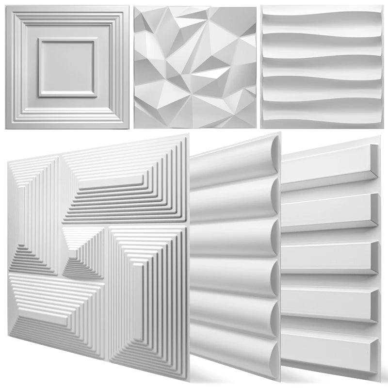 house wall renovation geometric 3D wall panel non-self-adhesive 3D wall sticker art ceramic tile wallpaper room bathroom ceiling