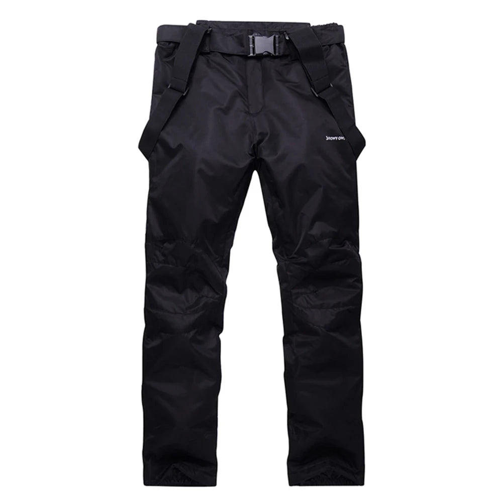 Outdoor Winter Ski Snow Trousers Water Resistant Windproof Snowboard Pants Thick Warm Snow Snowboard Trousers For Women Men