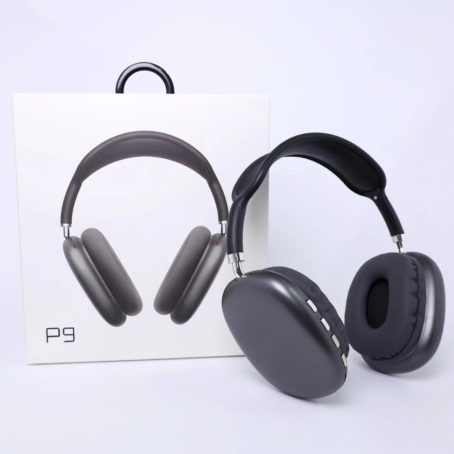 New P9 Wireless Bluetooth Headphones Noise Cancelling with Microphone Pods Over Ear Sports Gaming Headset for Apple iPhone