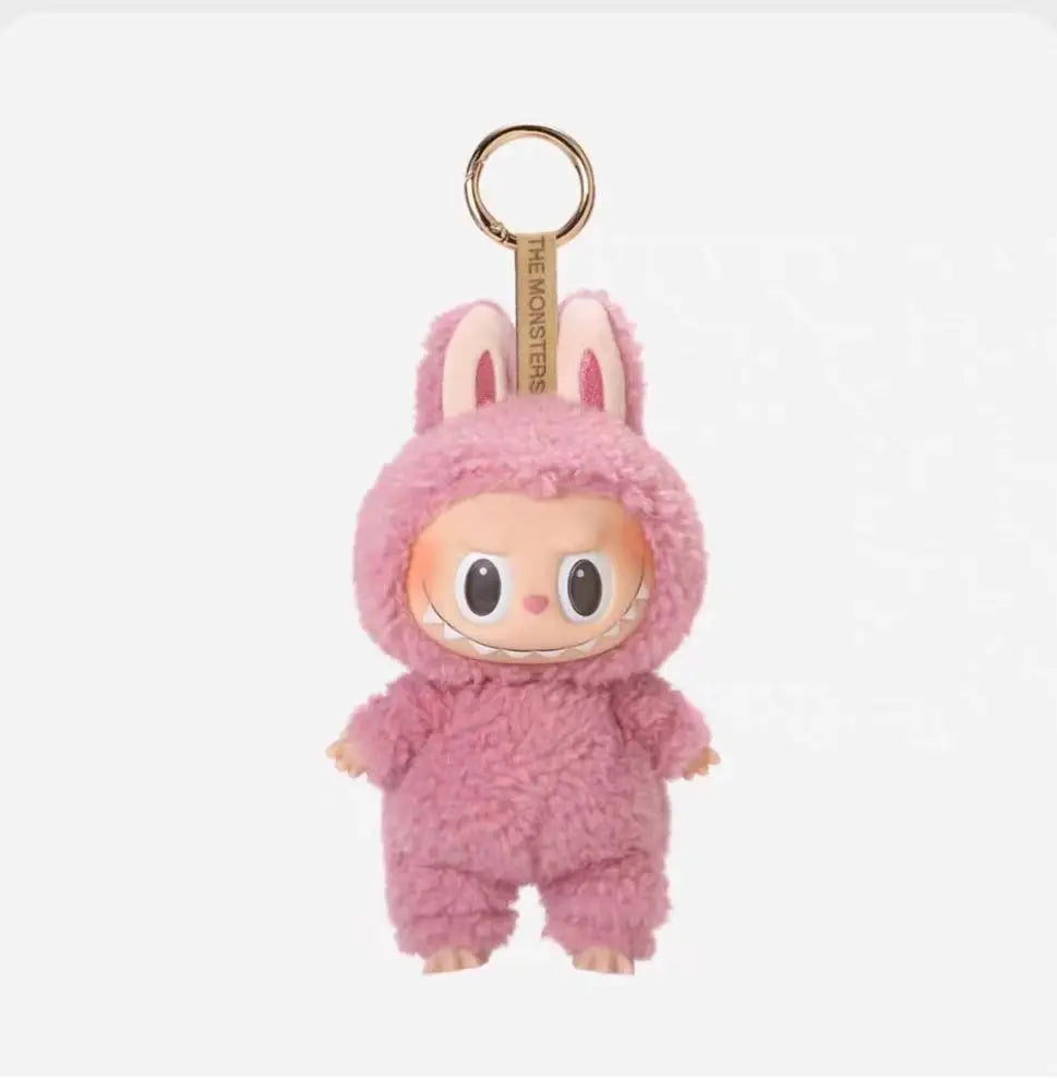 Pop Mart Labubu Blind Box Heartbeat Macaron Series Plush Doll Toy Pendant Cartoon kawaii Ornaments Birthday Gift For Children