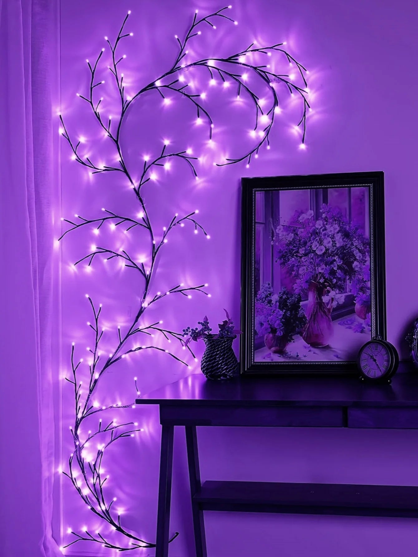 USB Flexible Willow Vine Light Home Wedding Decorations DIY Rattan Tree Luminous Branch Light Wall Fireplace Party Bedroom